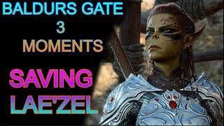 How To Get Lae'zel  Down From Her Cage - Baldur's Gate 3 Moments