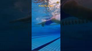 Beautiful butterfly stroke#swimming