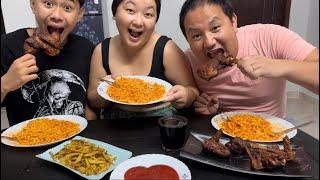 Tshewang’s Special Mukbang With Fav Ramen & Chicken 