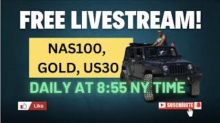 Free forex livestream daily, NAS100, US30, Gold. 16 wins in a row!! HBAR, XRP millionaires welcome!!