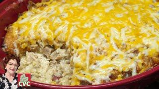 Chicken & Dressing Casserole - Easy Casserole Recipes - Mama's Southern Recipes