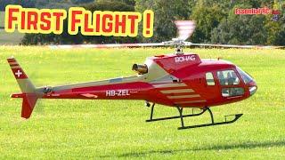 LOOKS SO REALISTIC ! AS.350B3 Ecureuil RC Jet Turbine Helicopter 1st Flight