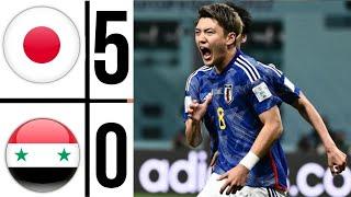 Japan vs Syria (5-0) Extended Highlights | FIFA World Cup Qualifiers 2026