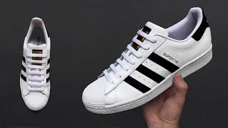 Adidas Superstar Bar lace styles | Adidas Superstar Lace Tutorial