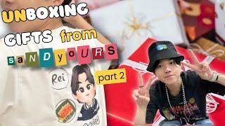 unboxing gifts from sandyours | part 2