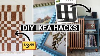 DIY IKEA HACKS  *Kallax hack, bobbin frames, wall art*