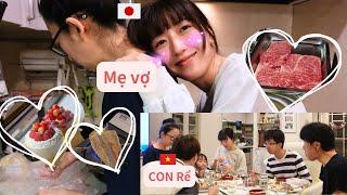Cho gia đình vợ ăn đặc sản Việt Nam trong ngày sinh Nhật của mẹ | Vợ Chồng Việt Nhật