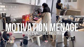 MOTIVATION MÉNAGE: range et nettoies la maison avec moi