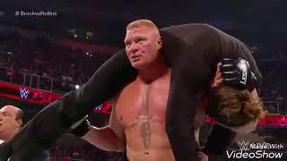 Best ever attacks By Brock Lesnar