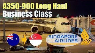 4K | Escape Winter in Sydney! Singapore Airlines A350 Long Haul Business Class Not Enough Privacy??