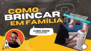 COMO BRINCAR [DE PEGAR COM OBSTÁCULOS] EM FAMÍLIA | CLEBER JUNIOR