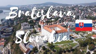  Bratislava Castle, Bratislava, Slovakia Drone Flight Video | World from Above