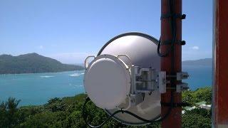 Point to Point Radio Link NanoBeam M5 400 Full Configuration (37 km)