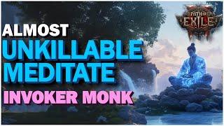 Path of Exile 2 - Meditate The Most Defensive Monk Skill! Charge Stacking CI Monk! Nearly Unkillable