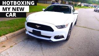 Hot Boxing My New Car ( Ford Mustang 2016 )