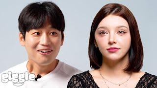 "Are you an AI?" Koreans meet Beautiful European Girl For the First Time..!
