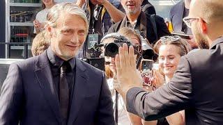 Movie Star Mads Mikkelsen on the green / red carpet at the Zurich Film Festival 2023