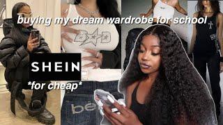 buying my dream wardrobe for school | huge back to school clothing haul ft: shein, depop, aliexpress