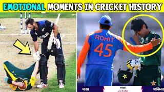 Emotional Moments In Cricket | Cricketers Crying In Live Match