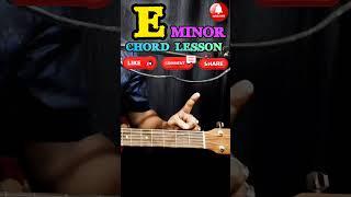 E Minor Chord lesson #shorts #short #youtubeshorts #youtube #trending #trendingshorts #shortsfeed