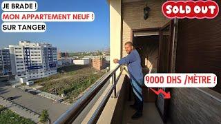 Je Vends Mon Appartement Neuf Sur Tanger 9000 DHS / mètre carré.