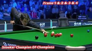 Snooker Champion Of Champions Ronnie O’Sullivan VS John Higgins ( Frame 1 & 2 & 3 & 4 )