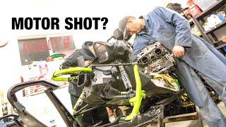 Snowmobile motor fail. 2018 Mountain Cat. (PART 1 of 3)