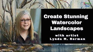 Watercolor: Mastering Watercolor: Creating Stunning Monochromatic Landscapes with Lynda M. Norman