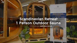 Introducing the Scandinavian Retreat 1 Person Outdoor Sauna