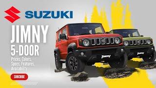 2024 Suzuki Jimny 5-Door Philippines: Prices, Colors, Specs, Features, Availability