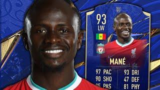 FIFA 21 TOTY HONURABLE MANE 93 PLAYER REVIEW