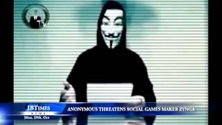 Anonymous threatens social game makers Zynga