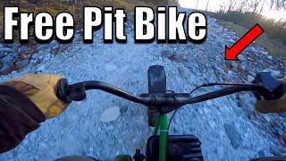 Riding The Free Pit Bike