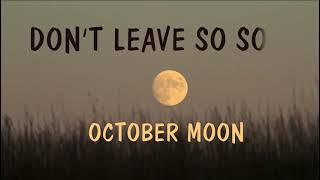 October Moon by Kevin Morrow Video with Lyrics