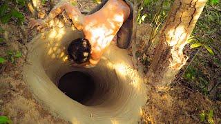 Building The Most Secret Underground House And Water Slide To Swimming Pool Underground