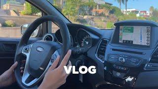 vlog | my first drive in USA on my birthday, UCSD acai bowl, Korean learning English in California