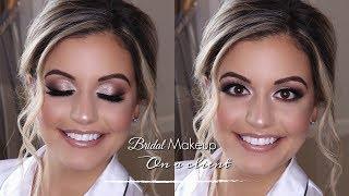 BEAUTIFUL BRIDAL MAKEUP ON A CLIENT! | Ft Tartelette In Bloom & Jaclyn Hill Palette