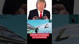 FORTNITE WITH DONALD TRUMP AND OBAMA #fortnite #shorts