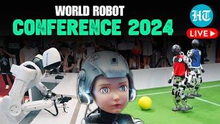 LIVE: World Robot Conference Kicks Off in Beijing, Over 20 Types Of Humanoid Robots On Display|China