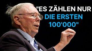 Charlie Munger: Warum die ersten 100'000 so wichtig sind!