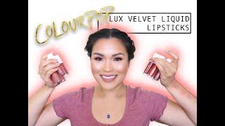 COLOURPOP 15 LUX VELVET LIQUID LIPSTICKS By Swatch Queen