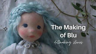 Dollmaking Stories | The Making of Little Blu, or My Adventures Embroidering Doll Eyes