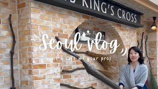 [ENG] a Hufflepuff visits 943 King’s Cross, aka Harry Potter cafe @ Hongdae