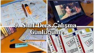 9. Sınıf Ders Çalışma Günlüğüm || Ara Tatilde Nasıl Çalışıyorum?