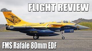 FMS Rafale 80mm EDF PNP Assembly & Flight Review | The RC Geek