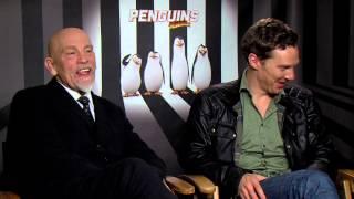 Penguins of Madagascar: Benedict Cumberbatch & John Malkovich Official Movie Interview | ScreenSlam