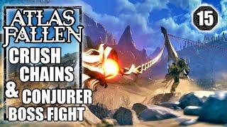 Atlas Fallen - Crush the Chains Holding the Sun Dial & Defeat Conjurer Boss Fight Walkthrough #15