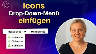 Icons in Divi Drop-Down-Menü einfügen (ohne Plugins)