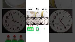 Me vs Sis vs Mom