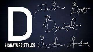 D signature Styles | Signature for my Name Start with D | Signature of D